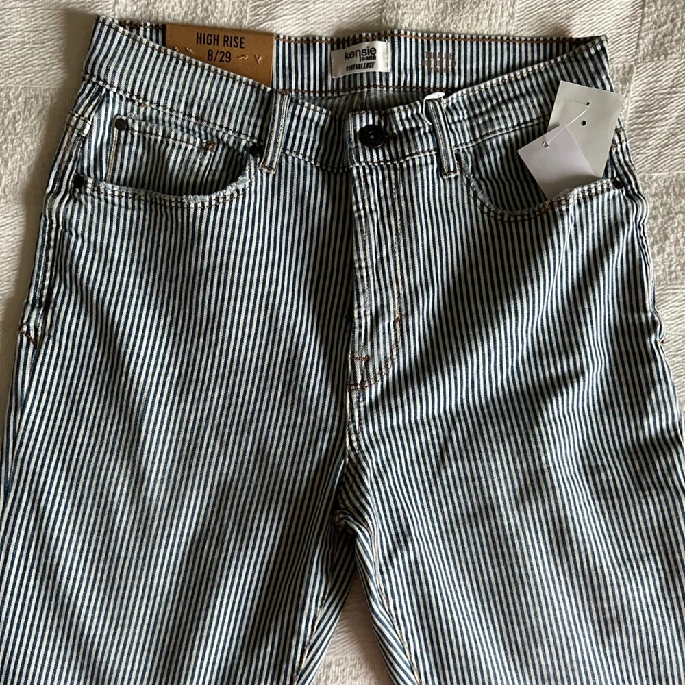 Women’s striped denim jeans - Picture 1 of 3